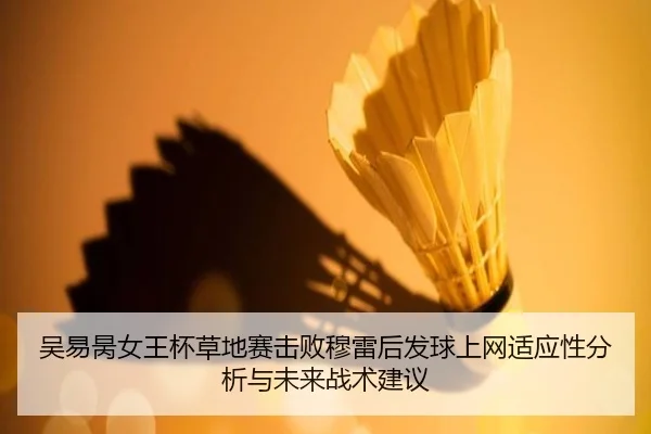 吴易昺女王杯草地赛击败穆雷后发球上网适应性分析与未来战术建议